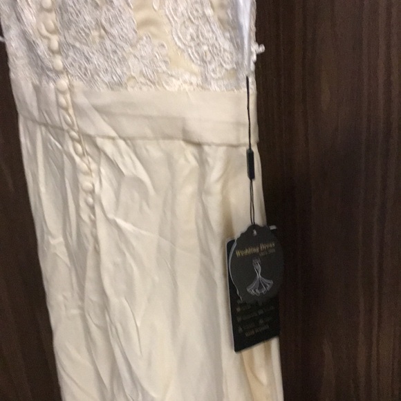 Wedding Dress size 6 lace front/back - Picture 9 of 15